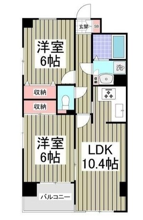 三ノ輪駅 徒歩6分 4階の物件間取画像